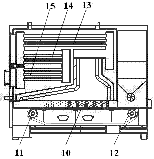 一种中型常压生物质热水锅炉的制作方法与工艺