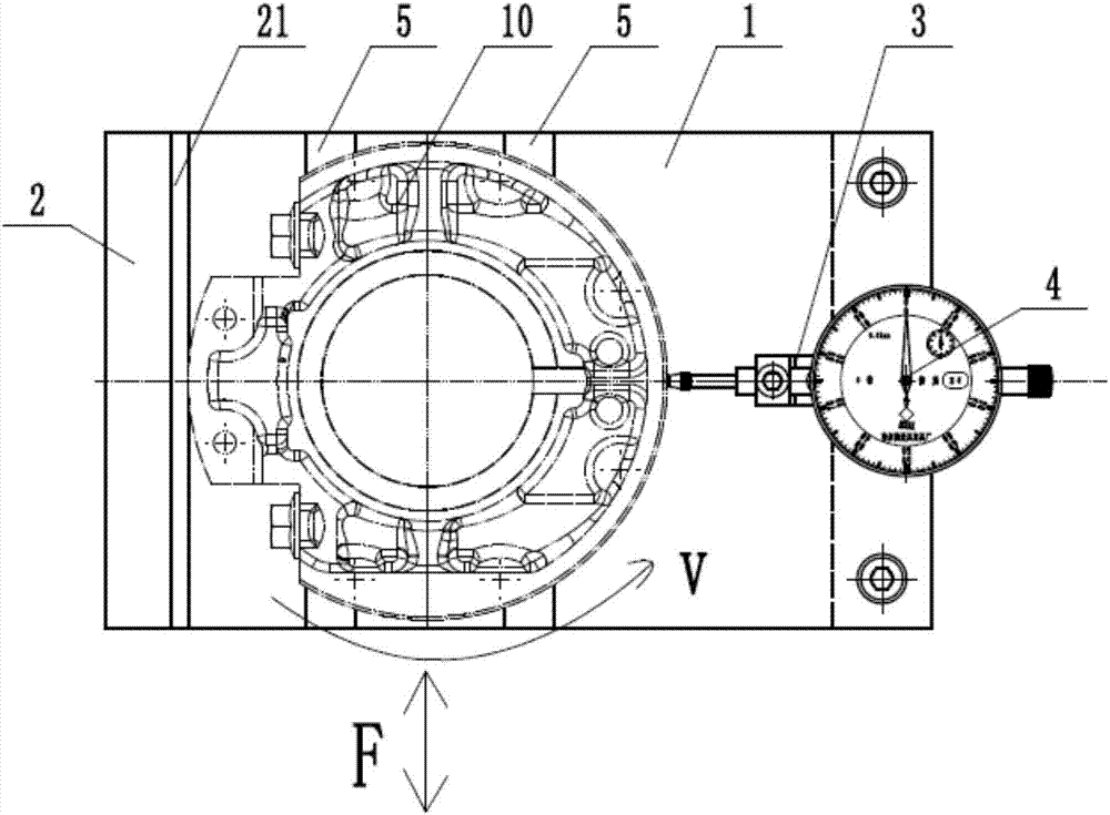 一種軸承座外圓檢具的制作方法與工藝