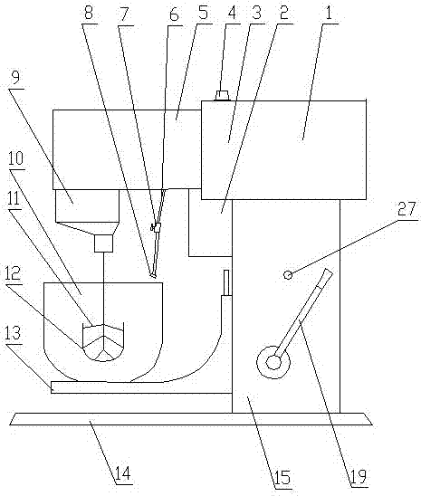 用于黏性土液塑限聯(lián)合測(cè)定實(shí)驗(yàn)的小型攪土機(jī)的制作方法與工藝