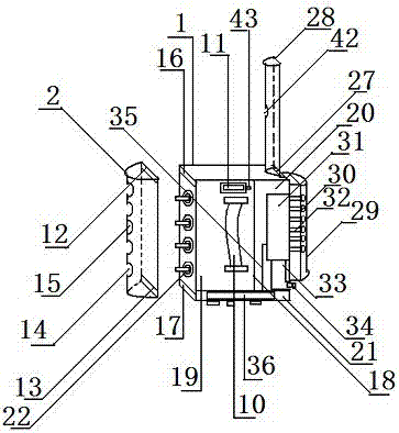 初中英語(yǔ)多功能教學(xué)裝置的制作方法