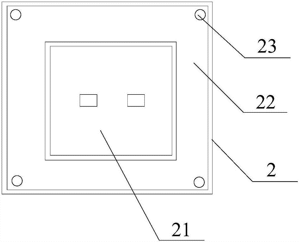 一种用于将开关安装在展示平台上的开关安装结构的制作方法与工艺