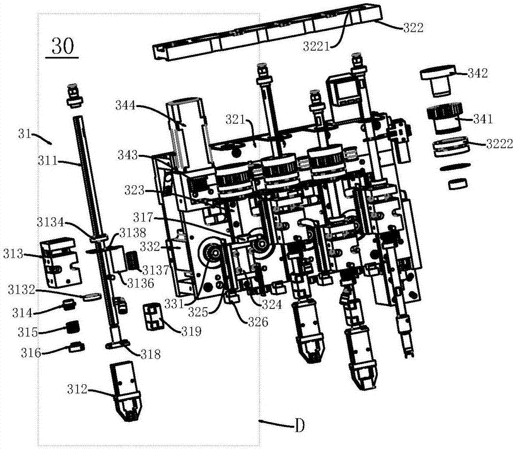 插件機(jī)械手裝置的制作方法