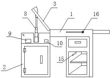 一種可拆卸式耳鼻咽喉科診療臺的制作方法與工藝