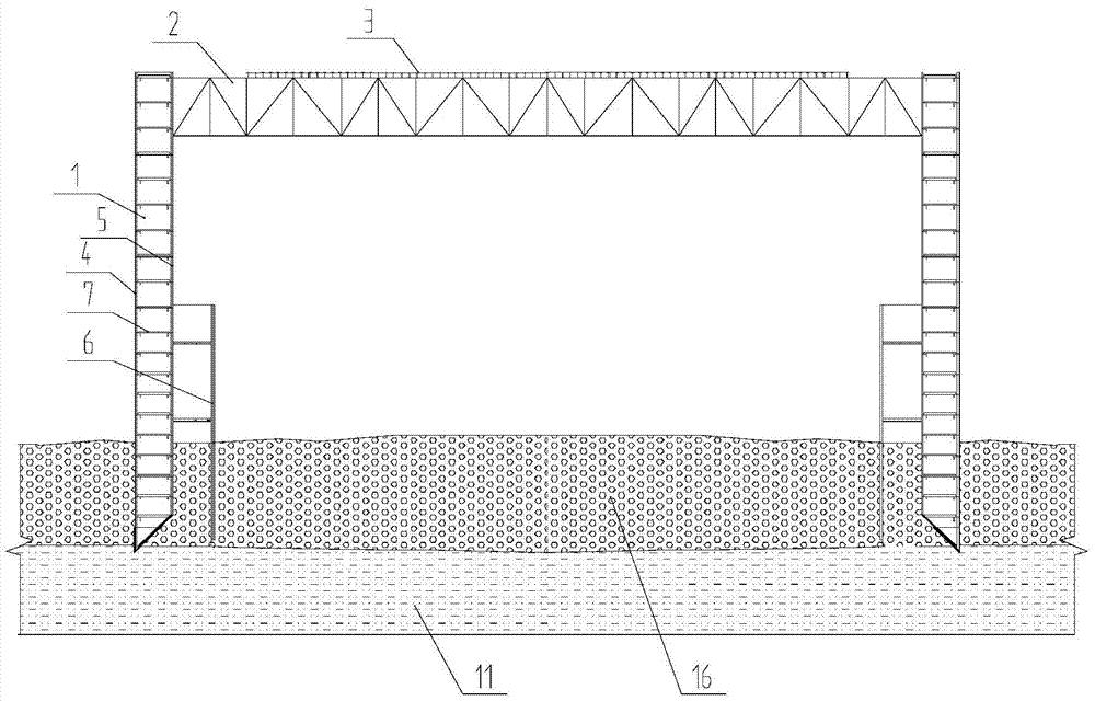 一种深水基础承台施工用三壁钢围堰及其施工方法与流程