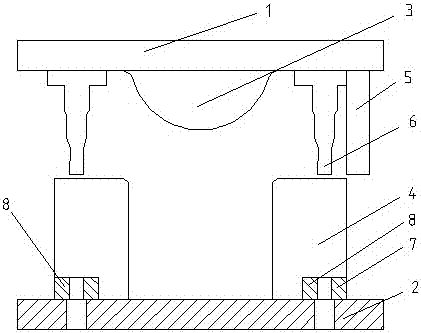 一種抱箍加工模具的制作方法與工藝