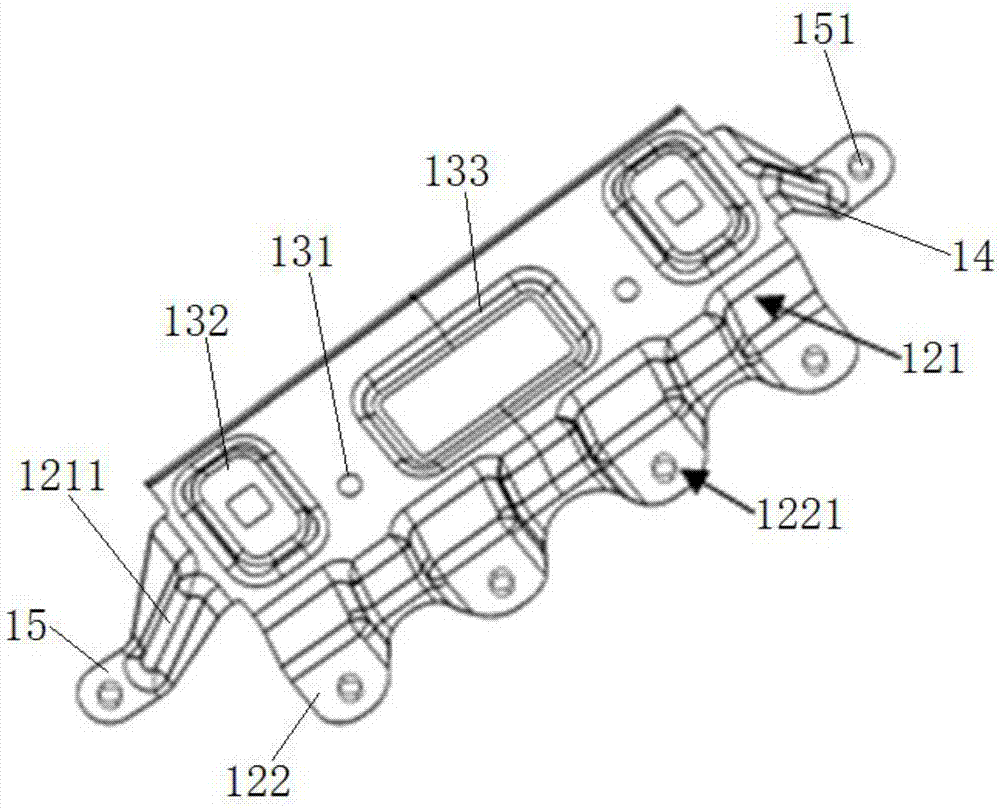 汽车阅读灯安装支架及汽车的制作方法与工艺