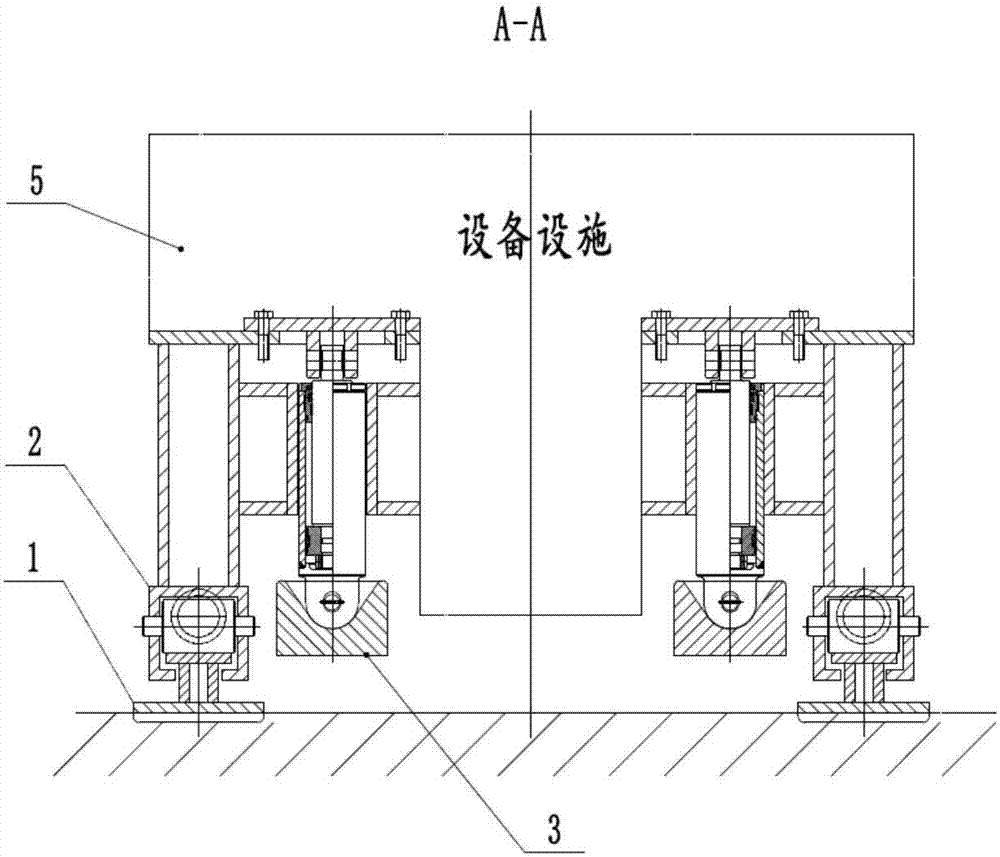 一種工程設(shè)備設(shè)施步行式液壓自移系統(tǒng)的制作方法與工藝