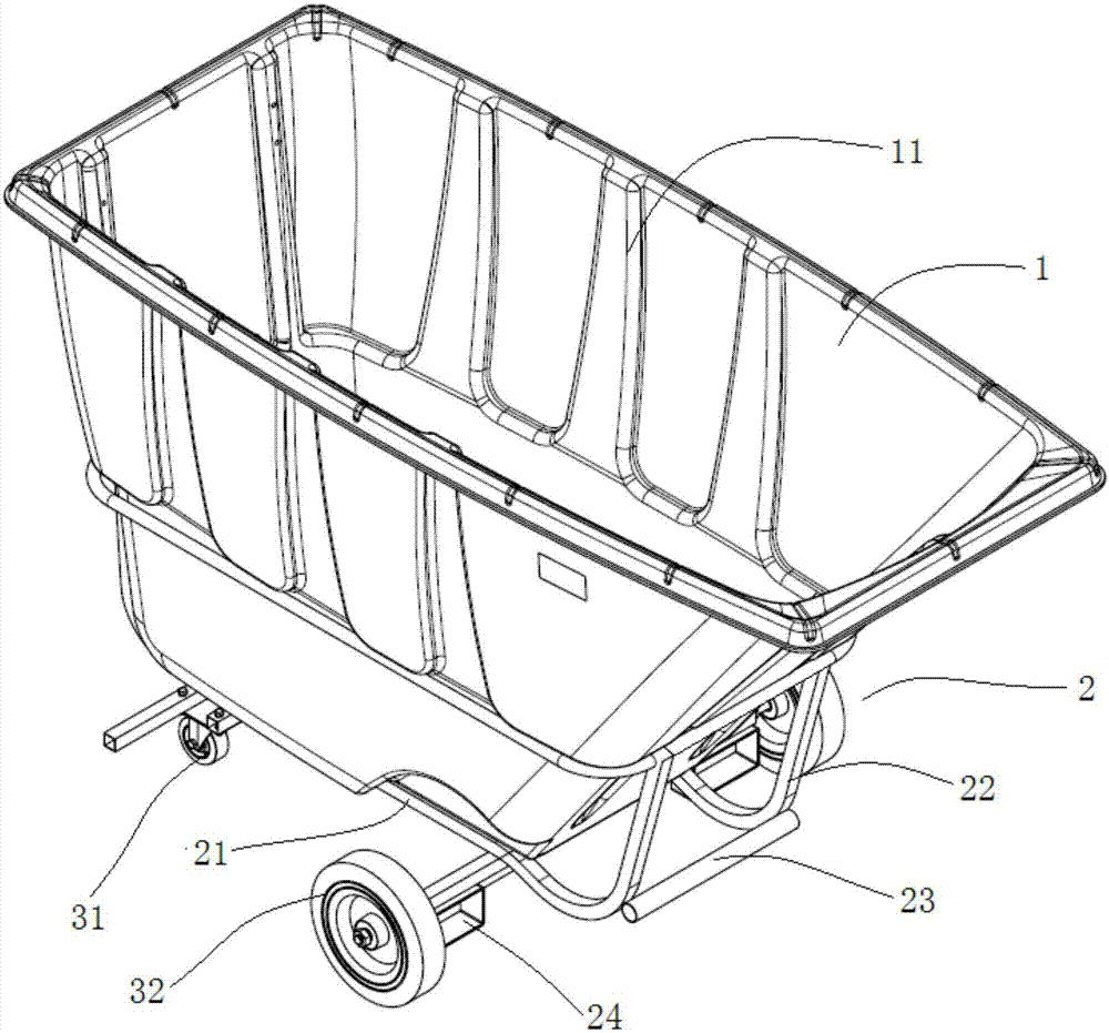 一種傾斜推車的制作方法與工藝