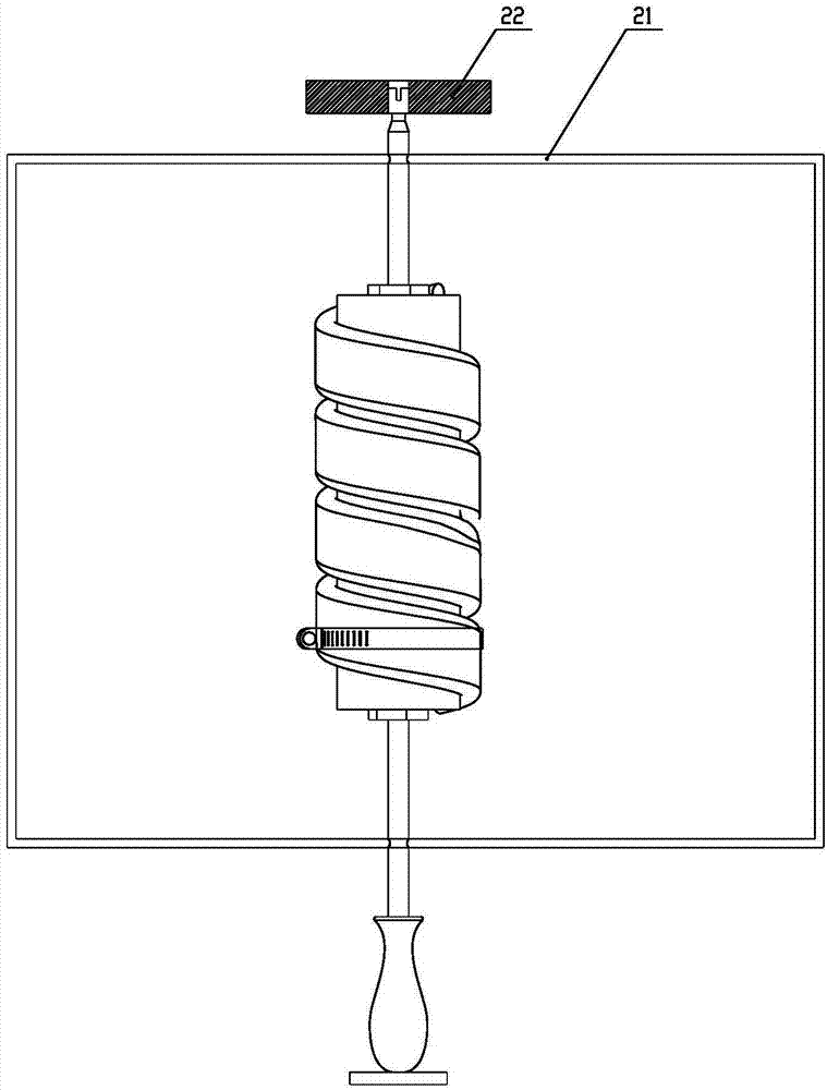 空心螺旋面包专用架及烘培的空心螺旋面包的制作方法与工艺