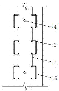 一種可多次使用的防漏漿密封條的制作方法與工藝