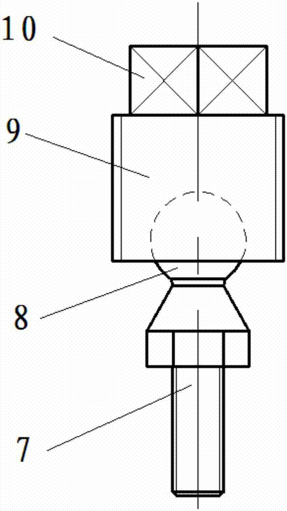 一種用于光電測(cè)量試驗(yàn)的吊籃延伸手動(dòng)調(diào)平的機(jī)械裝置的制作方法