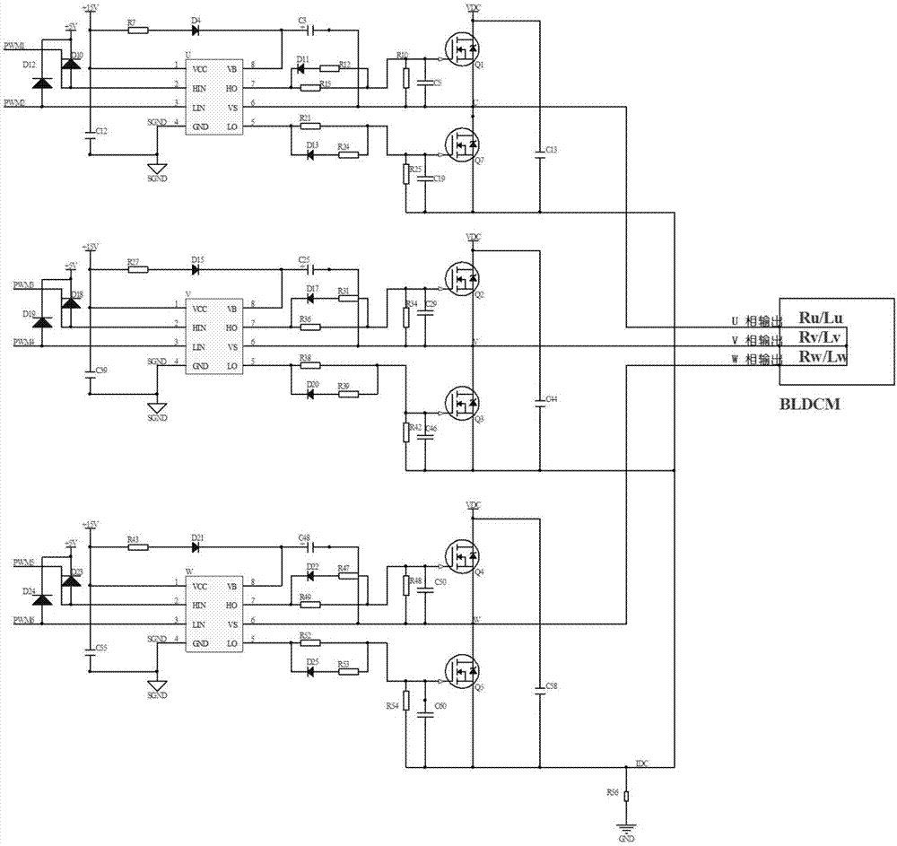 無刷直流電機(jī)電參數(shù)測(cè)試電路的制作方法與工藝