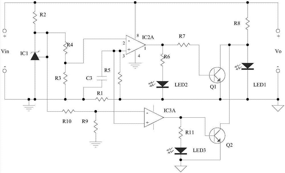 一種充電狀態(tài)提示電路的制作方法與工藝