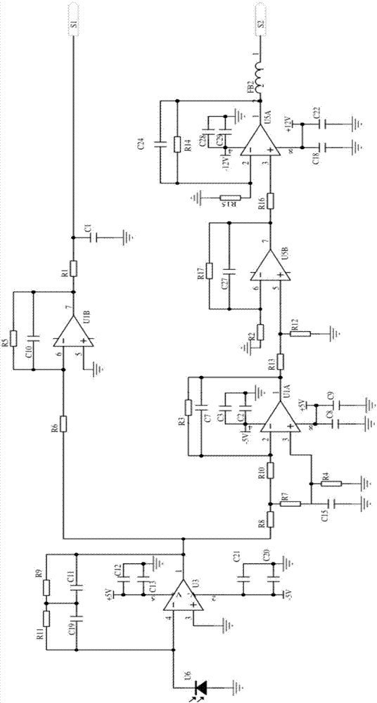 一種微弱光信號多級放大電路的制作方法與工藝