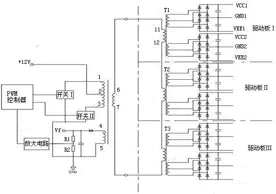 一種新型的IGBT驅(qū)動電源電路的電動汽車電機(jī)控制器的制作方法與工藝