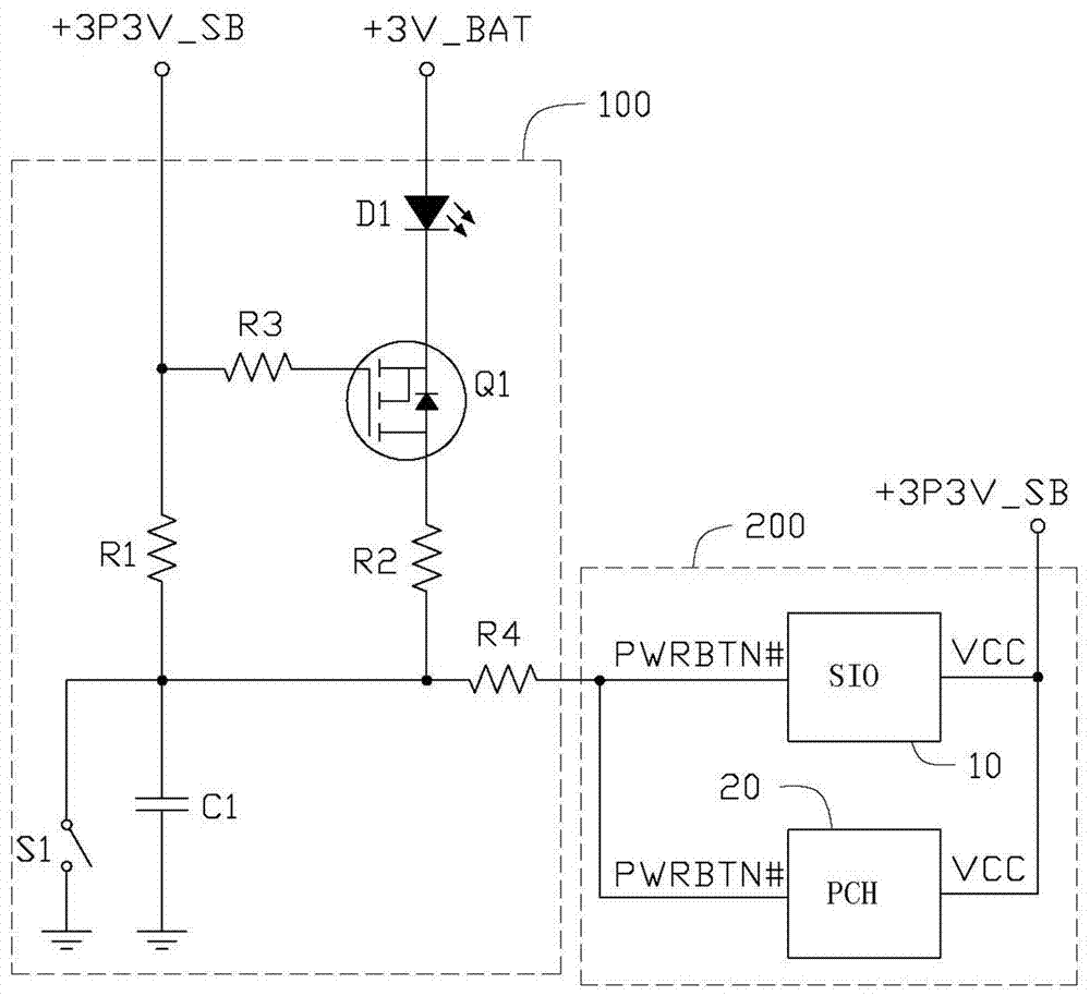 開機指示電路及具有所述開機指示電路的電子裝置的制作方法