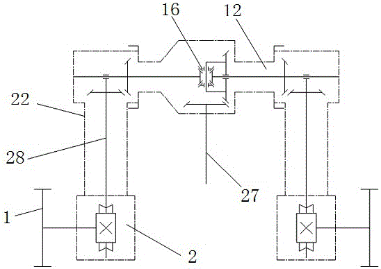 一種采用絲桿螺母機構(gòu)調(diào)節(jié)驅(qū)動輪的等高線種植坡地微耕機的制作方法與工藝