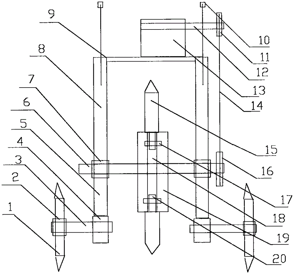 一種壟栽植物自動(dòng)式開(kāi)穴機(jī)的制作方法與工藝