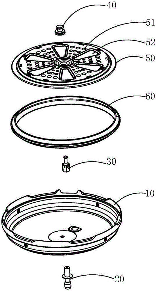 聚能防漏气电压力锅锅盖的制作方法