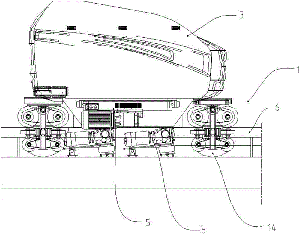 混合式轨道车驱动结构的制作方法与工艺