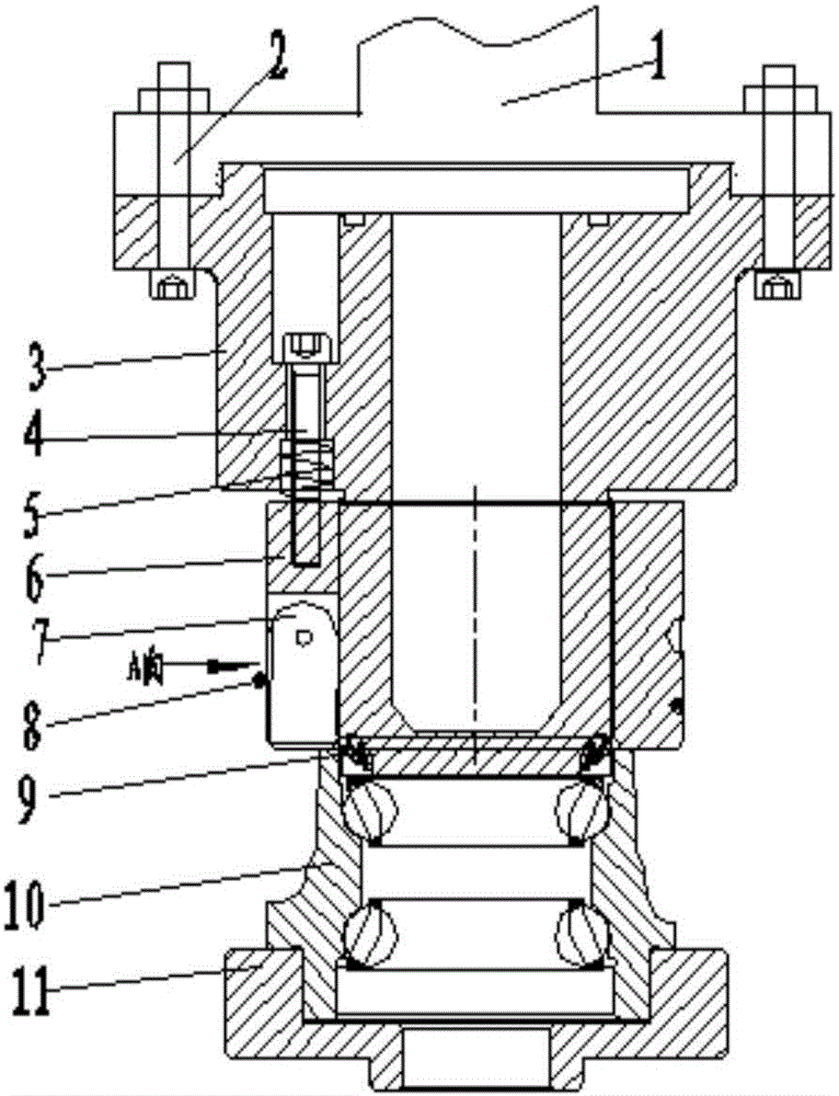 改进型轮毂轴承单元密封圈压装装置的制作方法