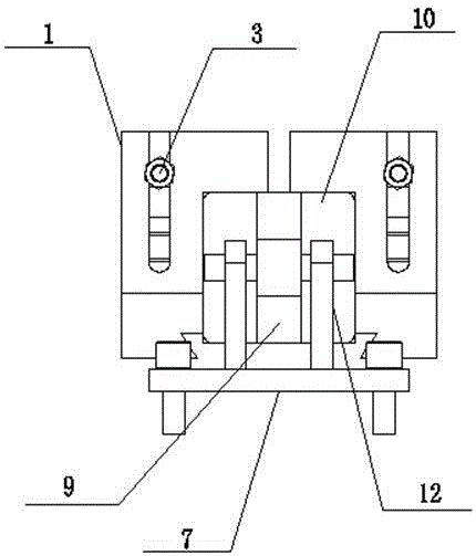 一种液压自动切割机平台管件夹紧装置的制作方法