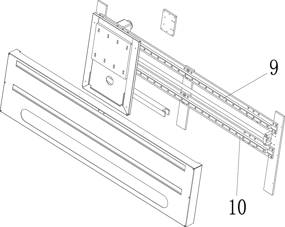 一種掃光機(jī)橫向移動機(jī)構(gòu)的制作方法與工藝