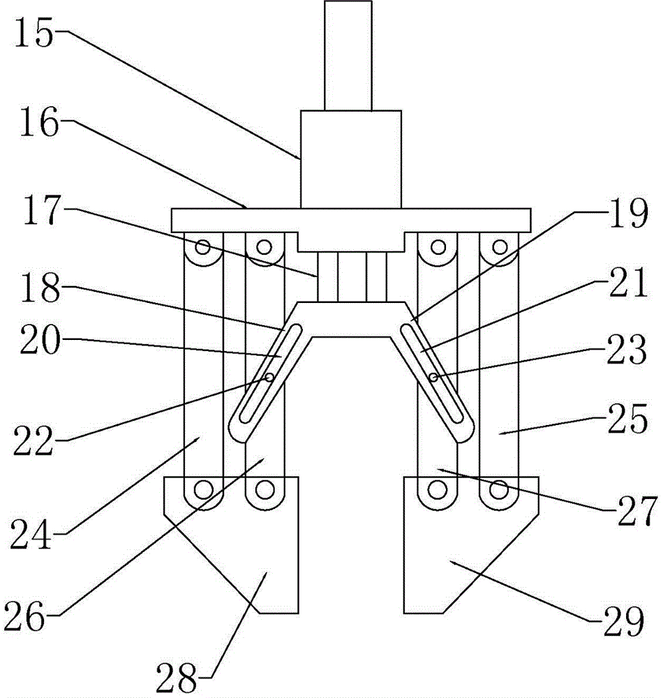 一種抓取高溫鋼板的機(jī)械手的制作方法與工藝