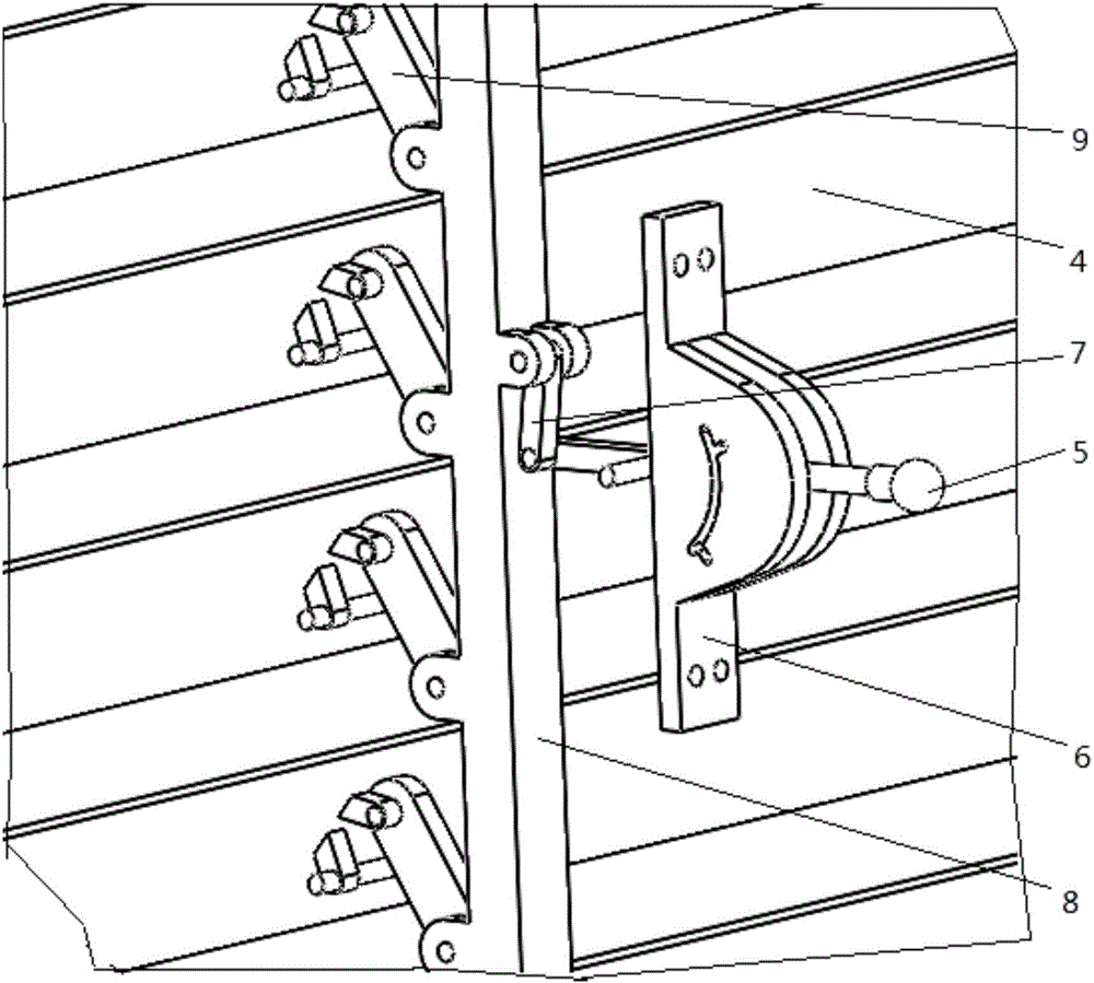 一种具有连杆机构的特种车梯形前风窗防护装置的制作方法