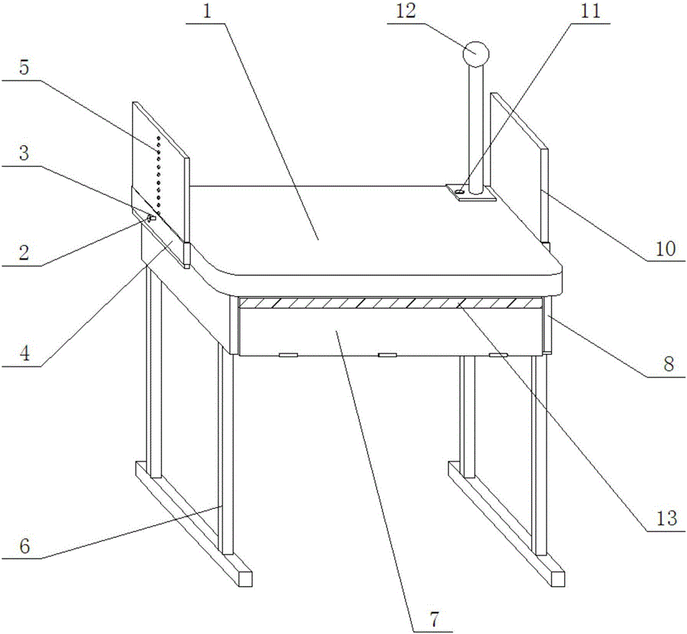一种学生桌的制作方法与工艺