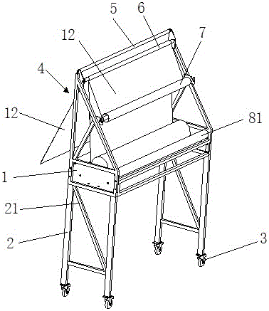 一種移動(dòng)式放布機(jī)的制作方法與工藝