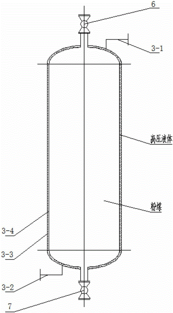 一種隔膜式粉煤加壓輸送系統(tǒng)的制作方法與工藝