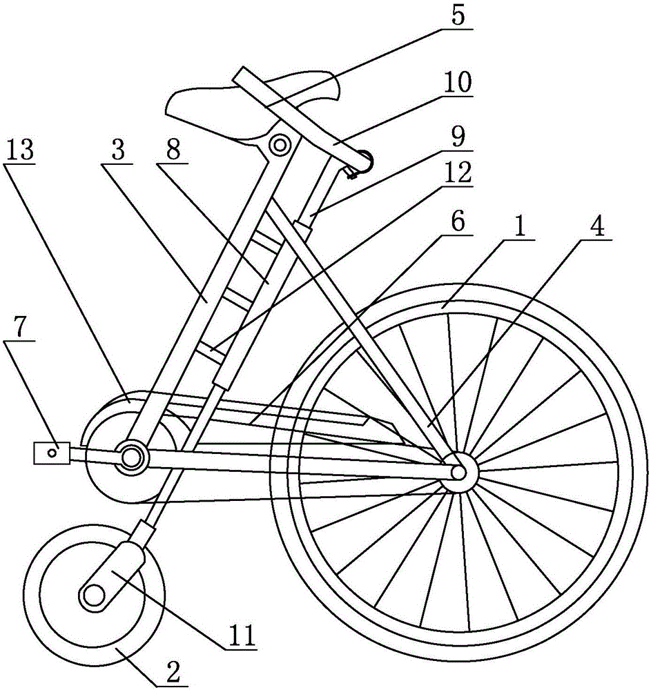 休閑健身自行車的制作方法與工藝