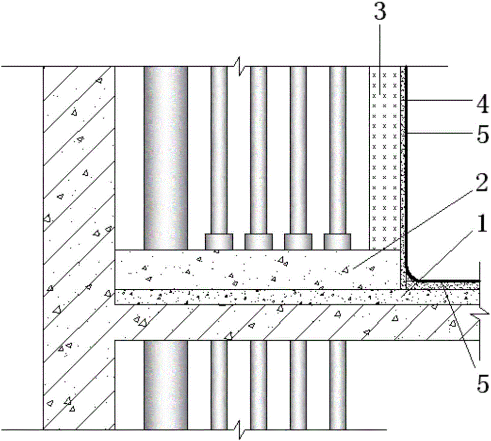 管道井底部防渗漏构造的制作方法与工艺