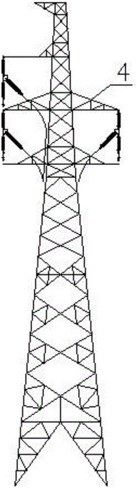 一種單回架空輸電線路電纜開斷引下轉(zhuǎn)角塔的制作方法與工藝