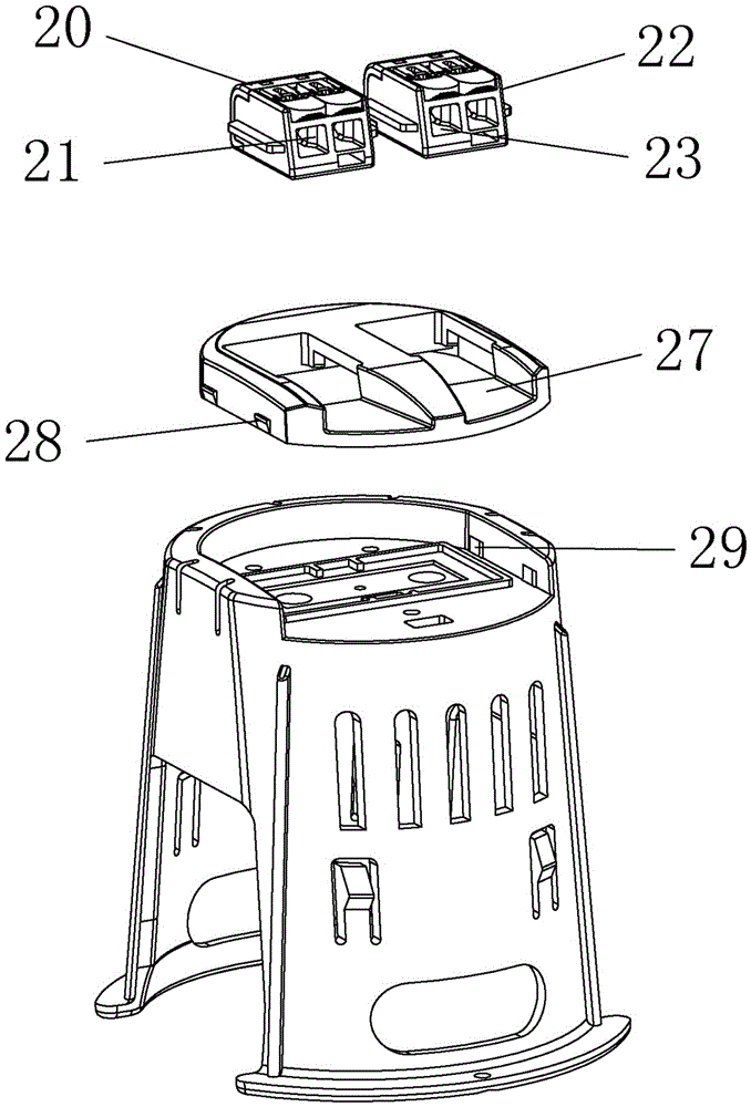 一种方便接线的LED筒灯的制作方法与工艺