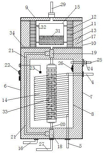 一种热管太阳能热水器的供暖装置的制作方法