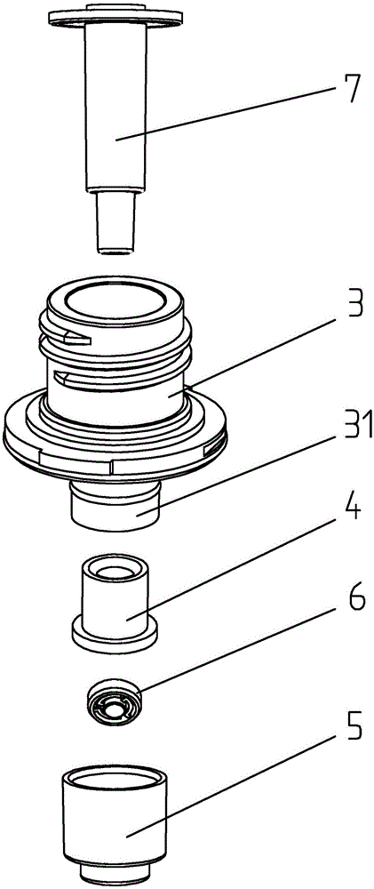 吸管式真空瓶的制作方法