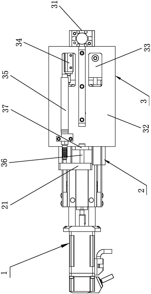 連接器端子插入膠殼拉力測試裝置的制作方法