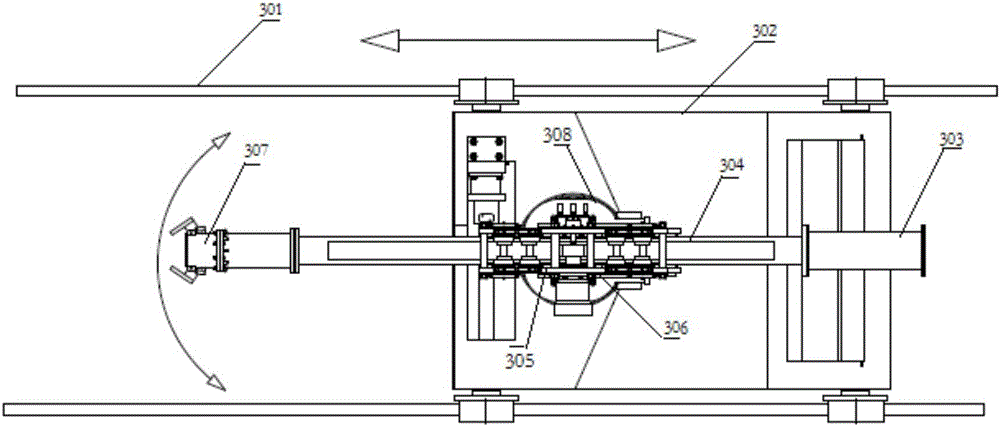 一種應(yīng)用于電石爐出爐機(jī)機(jī)械手的雙作用驅(qū)動(dòng)裝置的制作方法