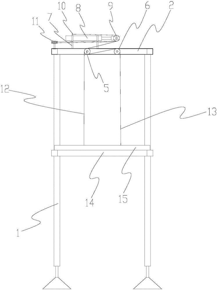 一种光箱面板高度调节机构的制作方法与工艺