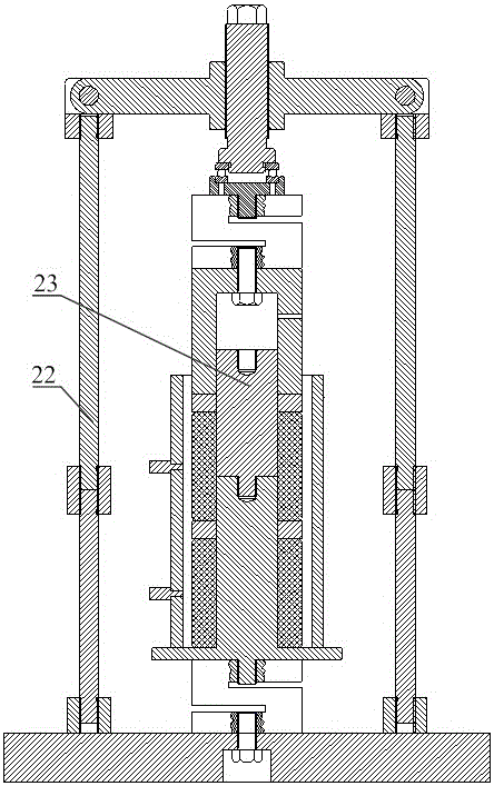 一種機(jī)械加載式封隔器膠筒單元實(shí)驗(yàn)測(cè)量裝置的制作方法