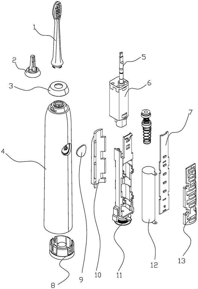 电动牙刷的制作方法与工艺