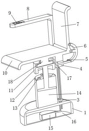 一种便捷升降式检验科医疗座椅的制作方法与工艺
