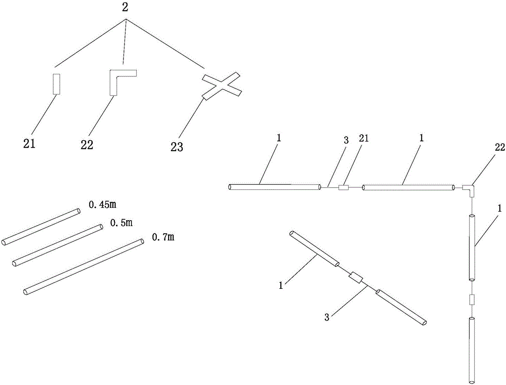 蚊帐支架的制作方法与工艺