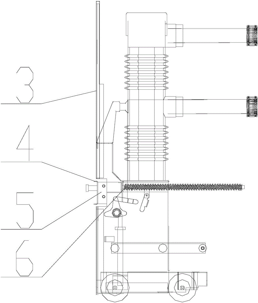 一種KYN61開關(guān)設(shè)備的簡易聯(lián)鎖裝置的制作方法