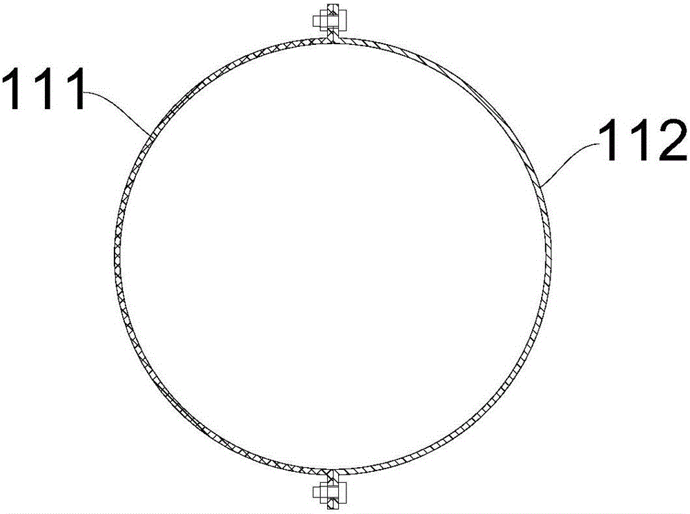 连接两根具有高度差的水平管母线的连接结构的制作方法与工艺