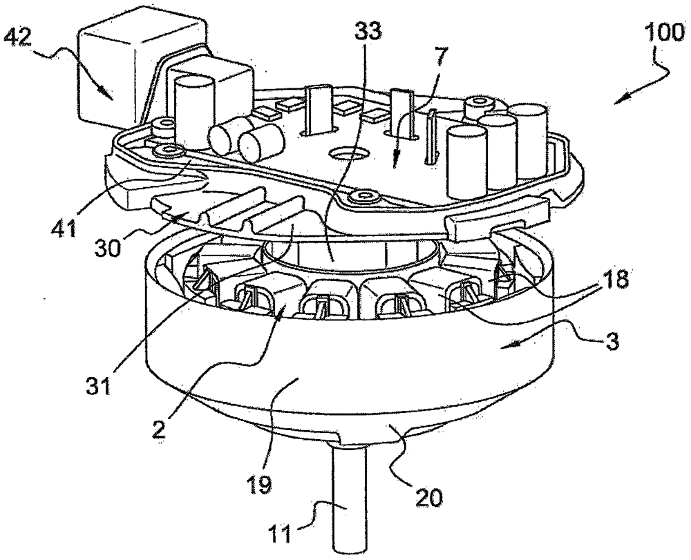 電動(dòng)馬達(dá)、裝備有這種馬達(dá)的空氣驅(qū)動(dòng)裝置的制作方法