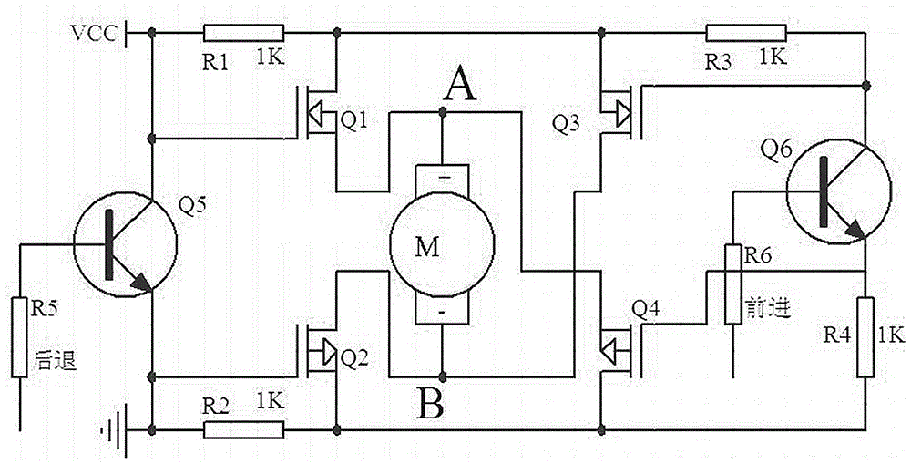 具有空档功能的童车电机驱动电路的制作方法与工艺