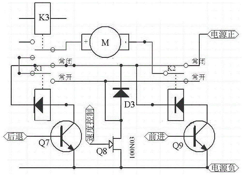 一種具有空檔功能的新型童車電機(jī)驅(qū)動(dòng)電路的制作方法與工藝